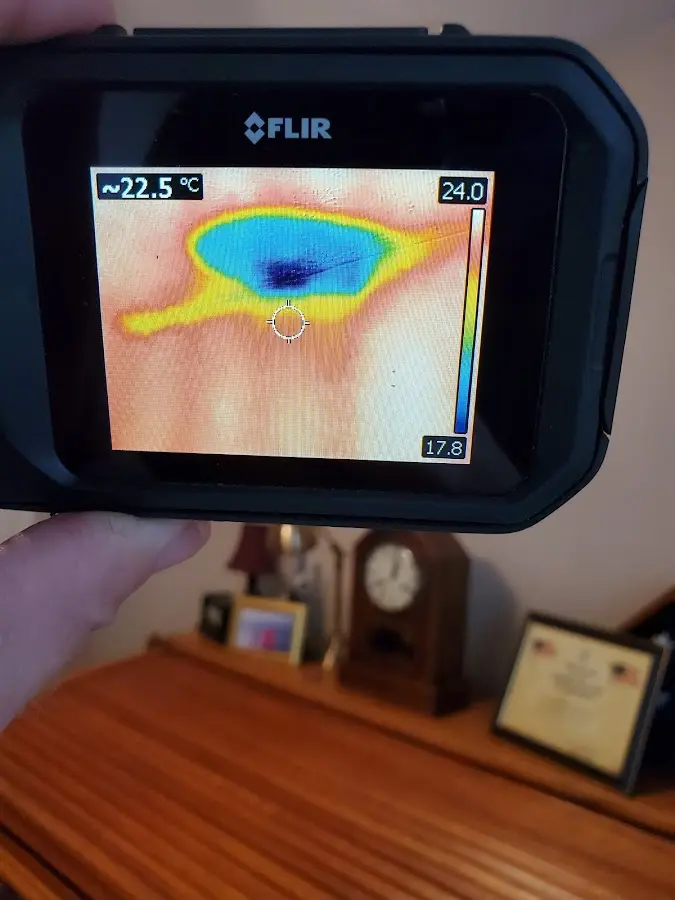 Thermal imaging inspection for water damage in Guilford